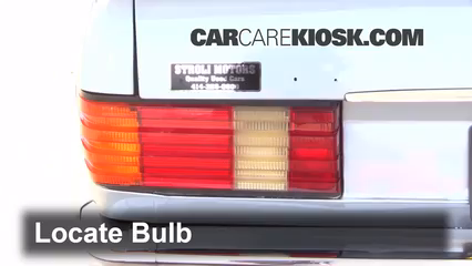 1981 Mercedes-Benz 380SEL 3.8L V8 Sedan (4 Door) Lights Turn Signal - Rear (replace bulb)
