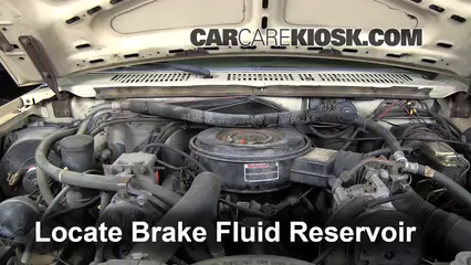1984 Ford F-250 6.9L V8 Diesel Standard Cab Pickup Brake Fluid Check Fluid Level