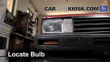 1985 Volkswagen Passat C Estate 1.6L 4 Cyl. Diesel Lights Headlight (replace bulb)