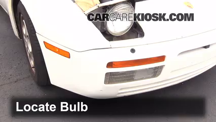 1987 Porsche 944 Turbo 2.5L 4 Cyl. Turbo Lights Parking Light (replace bulb)