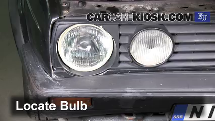 1988 Volkswagen Golf TDI 1.6L 4 Cyl. Turbo Diesel Luces Luz de marcha diurna (reemplazar foco)