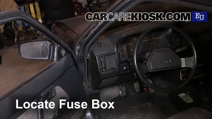 1989 Mazda 323 GLX 1.7L 4 Cyl. Diesel Fuse (Interior)