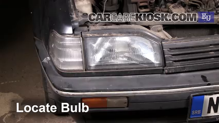 1989 Mazda 323 GLX 1.7L 4 Cyl. Diesel Éclairage Feu de jour (remplacer l'ampoule)
