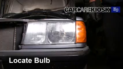 1989 Mercedes-Benz 190E 2.6 2.6L 6 Cyl. Éclairage Feu de jour (remplacer l'ampoule)