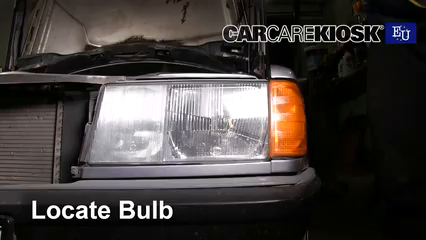 1989 Mercedes-Benz 190E 2.6 2.6L 6 Cyl. Lights Fog Light (replace bulb)