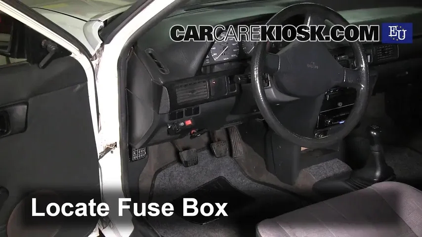 Interior Fuse Check: 1991 Mazda 323 BG-series 1.3L 4 Cyl