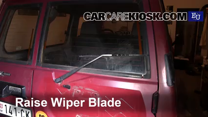 1993 Nissan Patrol LX 2.8L 6 Cyl. Turbo Diesel Windshield Wiper Blade (Rear)