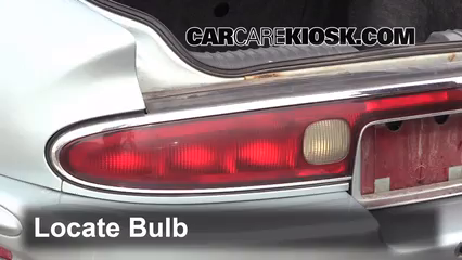 1995 Buick Riviera 3.8L V6 Luces Luz de reversa (reemplazar foco)