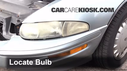 1995 Buick Riviera 3.8L V6 Éclairage Feu clignotant avant (remplacer l'ampoule)