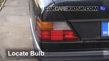 1995 Mercedes-Benz E250 2.5L 5 Cyl. Diesel Lights Tail Light (replace bulb)
