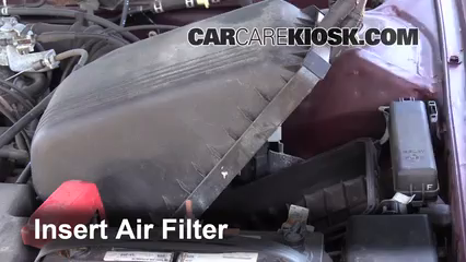 1992 1996 Toyota Camry Engine Air Filter Check 1996 Toyota Camry
