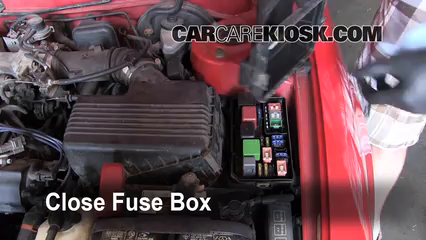 Replace a Fuse: 1993-1997 Toyota Corolla - 1996 Toyota ... for a 1997 geo prizm fuse panel diagram 