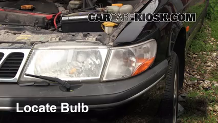 1996 Saab 900 SE Turbo 2.0L 4 Cyl. Turbo Convertible (2 Door) Lights Turn Signal - Front (replace bulb)