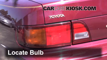 1996 Toyota Camry LE 2.2L 4 Cyl. Sedan (4 Door) Lights Reverse Light (replace bulb)