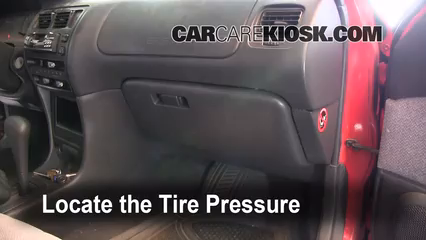 1996 Toyota Corolla 1.6L 4 Cyl. Tires & Wheels Check Tire Pressure