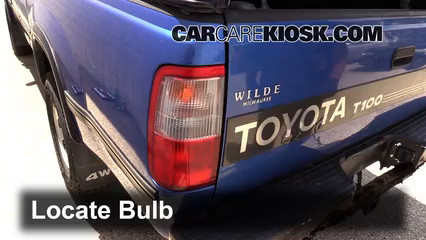 1996 Toyota T100 SR5 3.4L V6 Extended Cab Pickup Éclairage Feux de position arrière (remplacer ampoule)