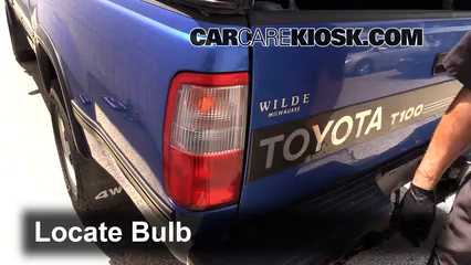 1996 Toyota T100 SR5 3.4L V6 Extended Cab Pickup Lights Turn Signal - Rear (replace bulb)