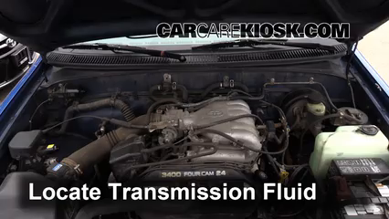 1996 Toyota T100 SR5 3.4L V6 Extended Cab Pickup Transmission Fluid Check Fluid Level