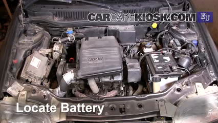 1997 Fiat Punto SX 1.1L 4 Cyl. Battery Replace