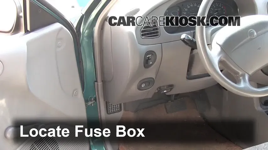 Interior Fuse Check: 1999 Ford Escort SE 2.0L 4 Cyl. Sedan