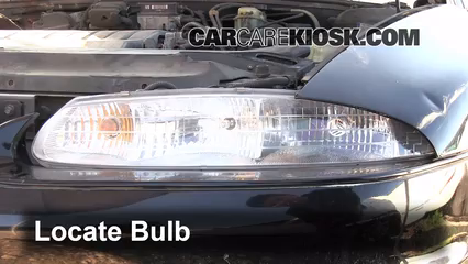 1997 Oldsmobile Aurora 4.0L V8 Lights Highbeam (replace bulb)