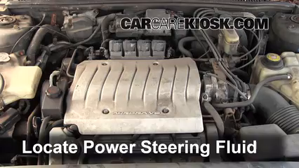1997 Oldsmobile Aurora 4.0L V8 Power Steering Fluid Check Fluid Level