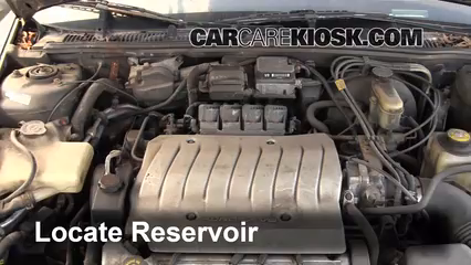 1997 Oldsmobile Aurora 4.0L V8 Líquido limpiaparabrisas Agregar líquido