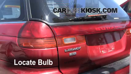 1997 Subaru Legacy L 2.2L 4 Cyl. Wagon Luces Luz de freno (reemplazar foco)