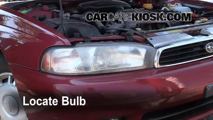 1997 Subaru Legacy L 2.2L 4 Cyl. Wagon Lights Turn Signal - Front (replace bulb)