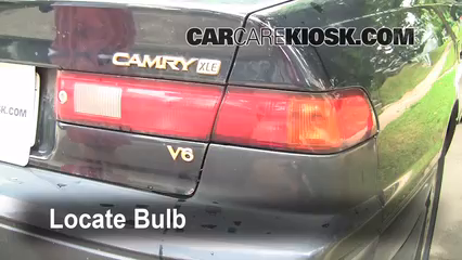1997 Toyota Camry XLE 3.0L V6 Luces Luz de reversa (reemplazar foco)