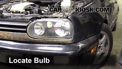 1997 Volkswagen Golf GTI 2.0L 4 Cyl. Lights Headlight (replace bulb)