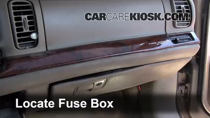 interior fuse box location 1997 2005 buick park avenue 1998 buick park avenue 3 8l v6 1998 buick park avenue 3 8l v6