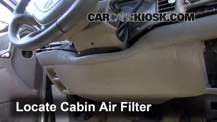 1998 Buick Park Avenue 3.8L V6 Filtre à air (intérieur)