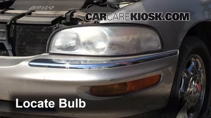 1998 Buick Park Avenue 3.8L V6 Luces Luz de estacionamiento (reemplazar foco)