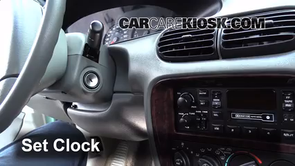 1998 Chrysler Cirrus LXi 2.5L V6 Clock
