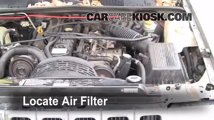 1998 Jeep Grand Cherokee TSi 4.0L 6 Cyl. Air Filter (Engine) Replace