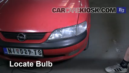 1998 Opel Vectra Estate DTI 2.0L 4 Cyl. Turbo Diesel Éclairage Feu de jour (remplacer l'ampoule)