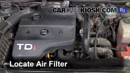 1998 SEAT Toledo TDI SE 1.9L 4 Cyl. Turbo Diesel Air Filter (Engine) Check