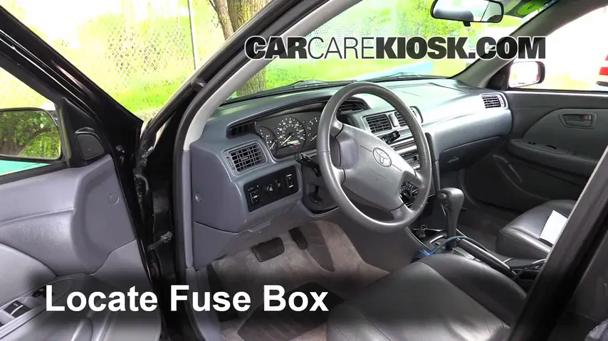 Interior Fuse Box Location: 1998 Lexus ES300 3.0L V6