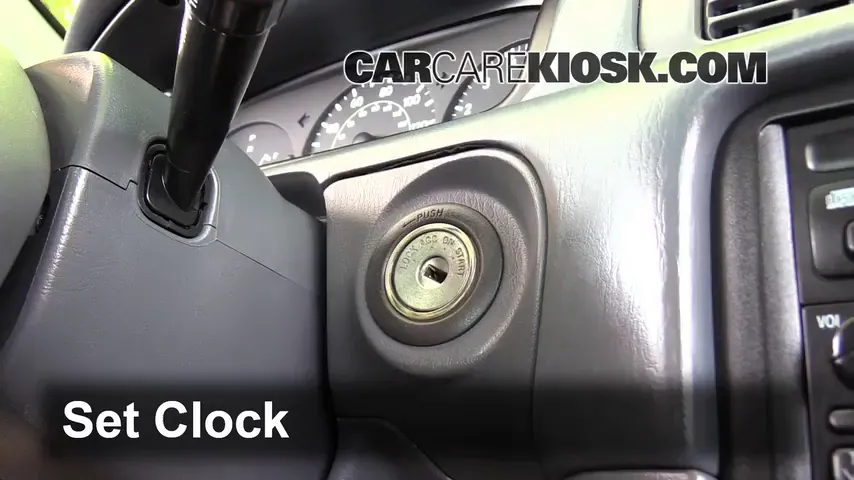 How to Set the Clock / Change Time on a 1997 Toyota Camry CE 2.2L 4 Cyl.