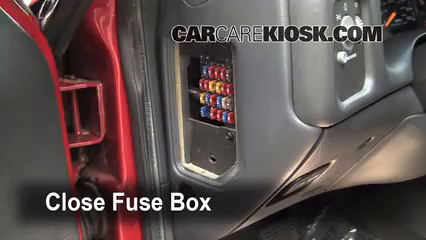 Interior Fuse Box Location: 1998-2005 Chevrolet Blazer ... fuse box diagram for 2005 pacifica 