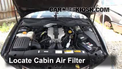 1999 Cadillac Catera 3.0L V6 Filtro de aire (interior)