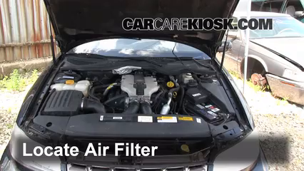 1999 Cadillac Catera 3.0L V6 Filtre à air (moteur) Changement