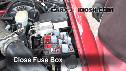 1998 Chevy Blazer Fuse Box - Interior Fuse Box Lid Grey Chevy S10