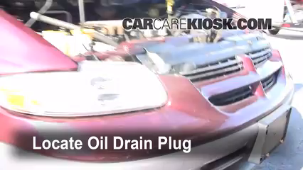 1999 Dodge Caravan 3.0L V6 Aceite Cambiar aceite y filtro de aceite