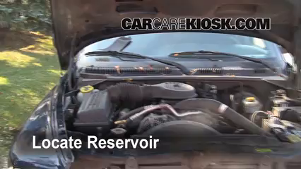 1999 Dodge Durango SLT 5.9L V8 Liquide essuie-glace Vérifier le niveau de liquide