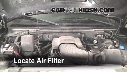 1999 Ford F-150 XLT 4.6L V8 Extended Cab Pickup (4 Door) Filtre à air (moteur) Changement
