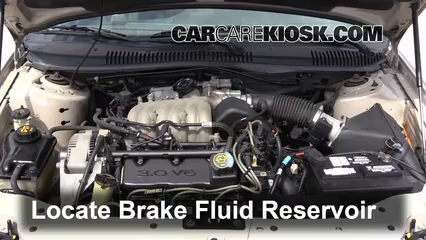 1999 Ford Taurus LX 3.0L V6 Brake Fluid Check Fluid Level