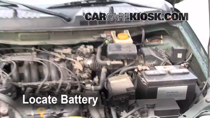 1999 Nissan Quest GXE 3.3L V6 Battery Replace