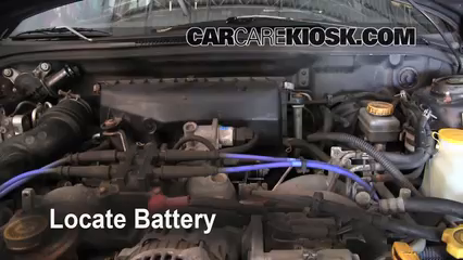 1999 Subaru Impreza Outback 2.2L 4 Cyl. Battery Replace